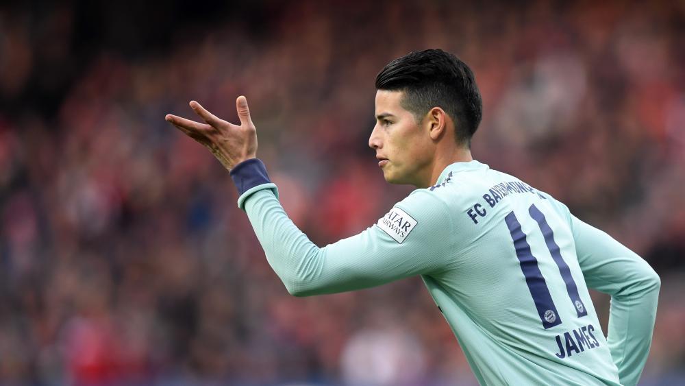 James Rodriguez zieht es nach Italien. © AFP / CHRISTOF STACHE