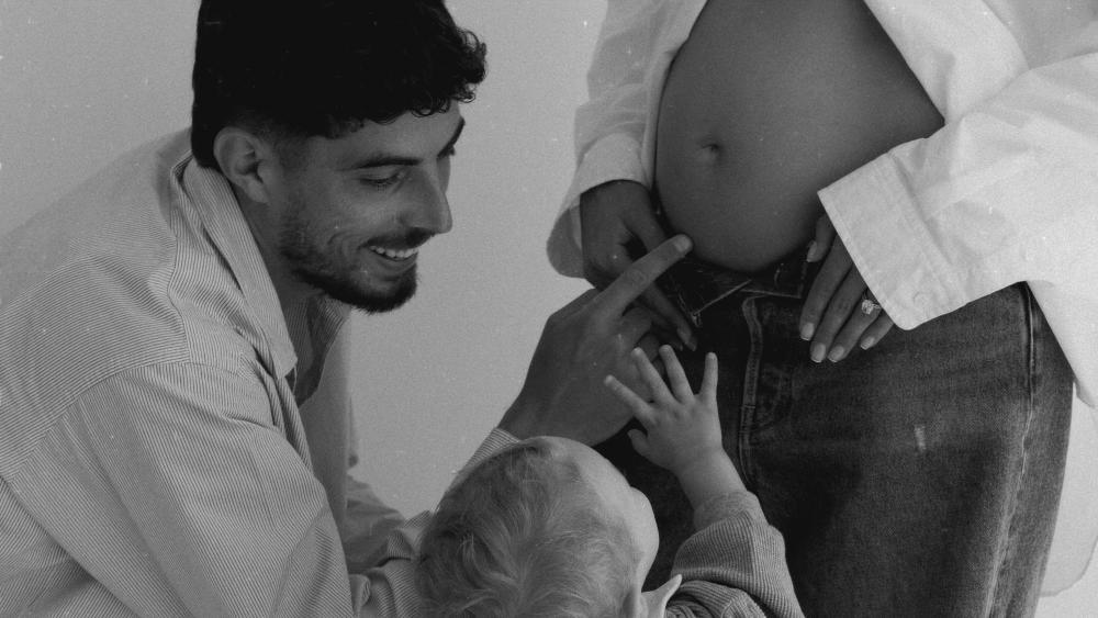 Kai Havertz freut sich über Nachwuchs. © Social Media