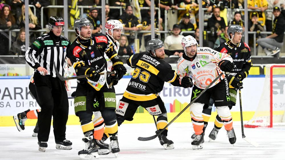 Pustertal plays Graz away. © Iwan Foppa / HCP