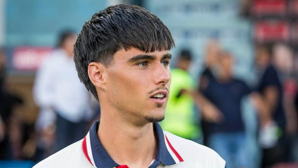 Raphael Kofler hat sein zweites Serie-A-Spiel absolviert. © cagliaricalcio