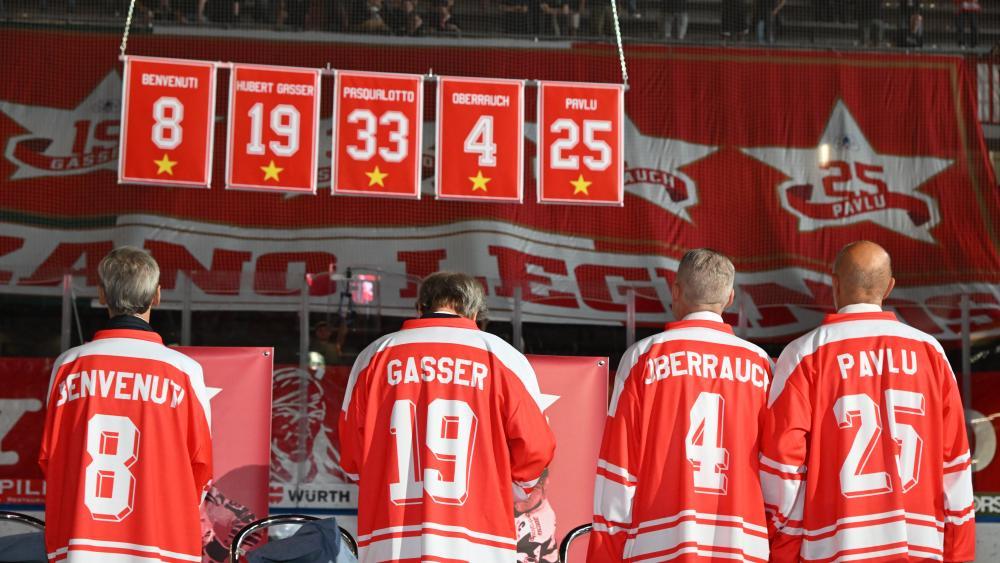 Rolly Benvenuti, Hubi Gasser, Bob Oberrauch und Martin Pavlu wurden geehrt. © DLife