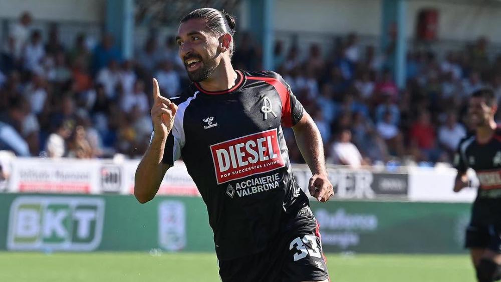 Silvio Merkaj traf gleich bei seinem Vicenza-Debüt. © LR Vicenza