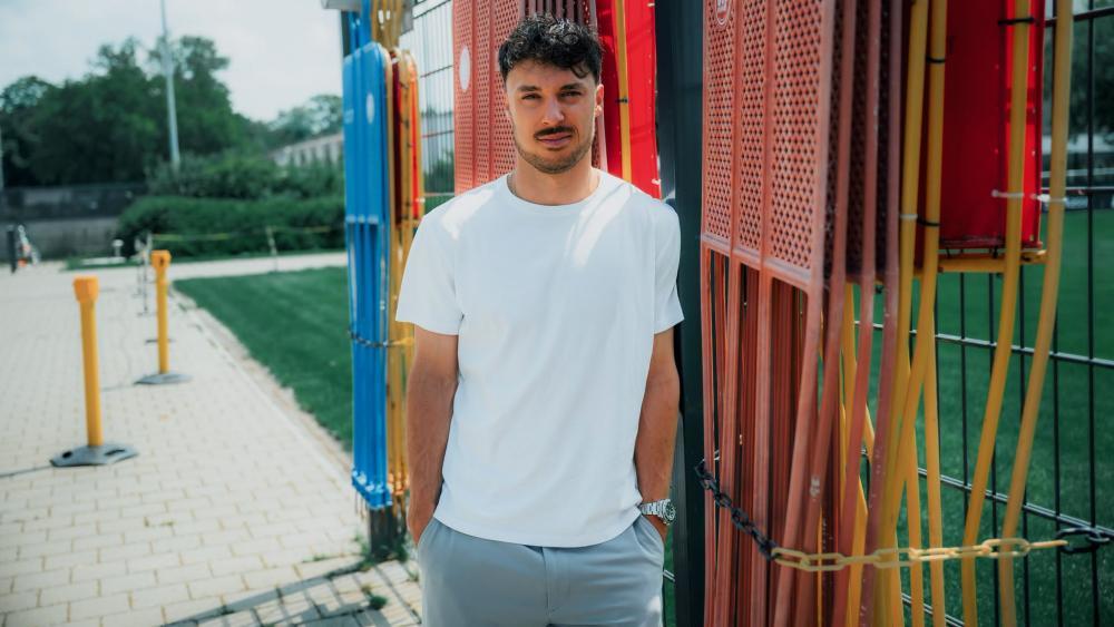 Simon Straudi holte mit Dynamo Dresden einen Punkt. © Dennis Hetzschold