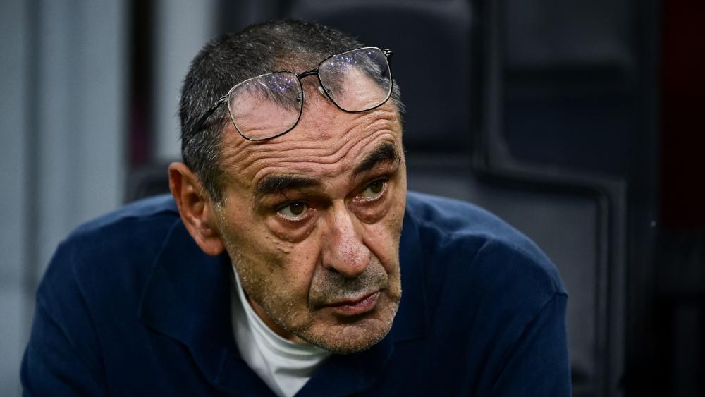Angezählt: Maurizio Sarri steht in Bergamo unter Beobachtung. © APA/afp / PIERO CRUCIATTI