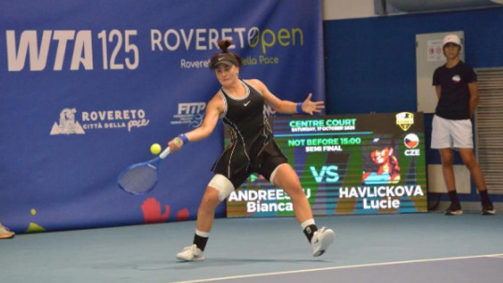 Bianca Andreescu gewann in Rovereto. © WTA Rovereto