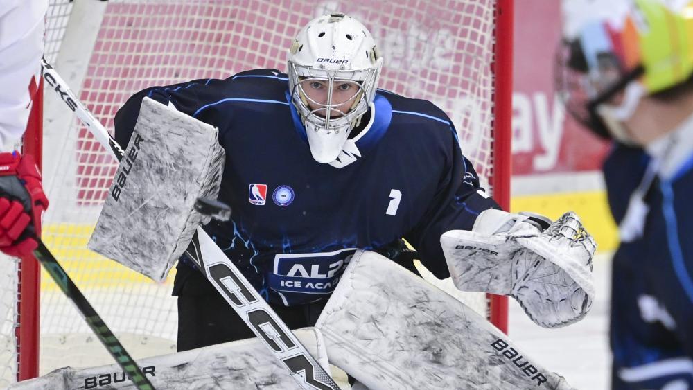Damian Leitner wehrte in den letzten zwei Spielen 65 Schüsse ab und feierte zwei „Shutouts“. © Max Pattis