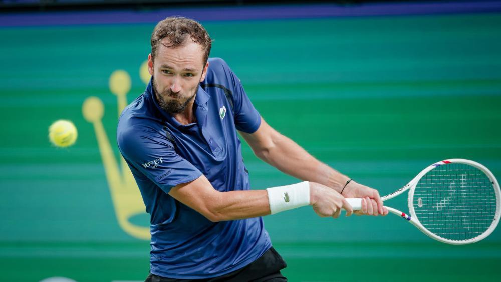 Daniil Medvedev gewann seinen vierten Titel der Saison. © ANSA / ALEX PLAVEVSKI
