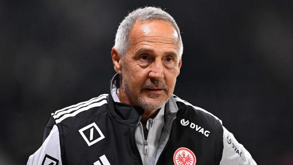 Eintracht-Trainer Adi Hütter. © APA/afp / KIRILL KUDRYAVTSEV
