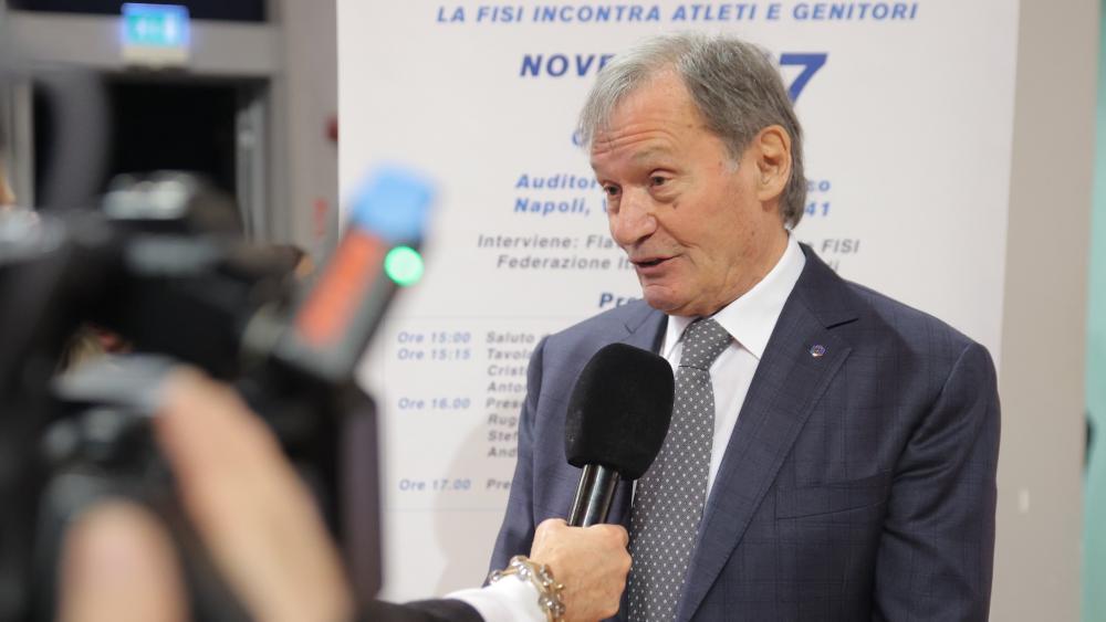 Flavio Roda, ehemaliger Präsident des italienischen Wintersportverbandes. © FISI