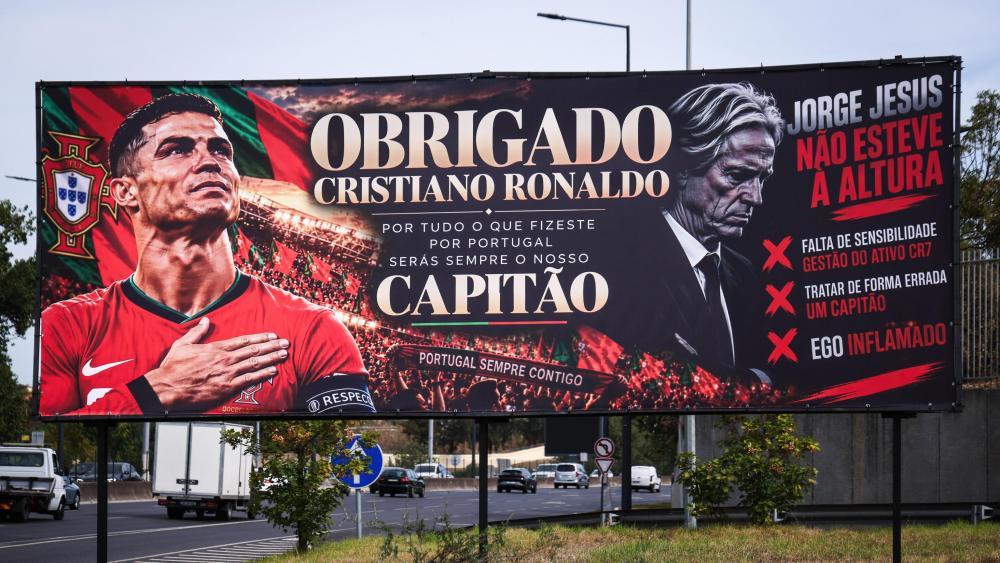In Lissabon hielten die Fans Ronaldo die Stange. © ANSA / RODRIGO ANTUNES