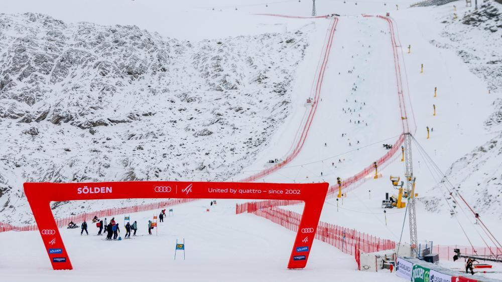 In Sölden ist alles angerichtet. © APA / EXPA/ JOHANN GRODER