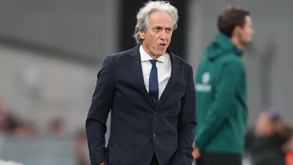 Jorge Jesus bleibt bei seiner Meinung. © ANSA / Liselotte Sabroe