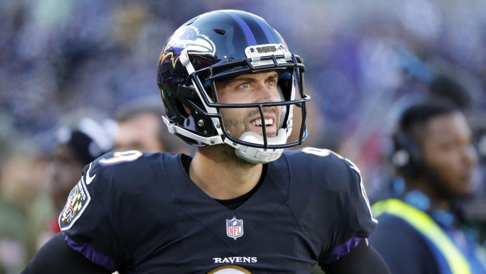 Justin Tucker bekommt in der NFL eine zweite Chance. © APA/getty / SCOTT TAETSCH