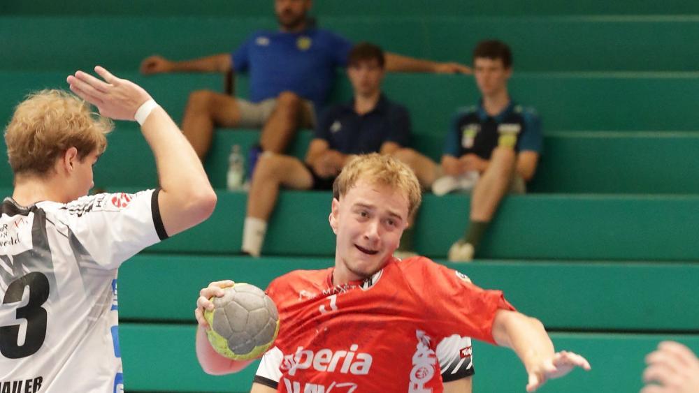 Kreisläufer Christian Brusic (19) erzielte für die in Rot spielenden Black Devils fünf Tore in Syrakus.