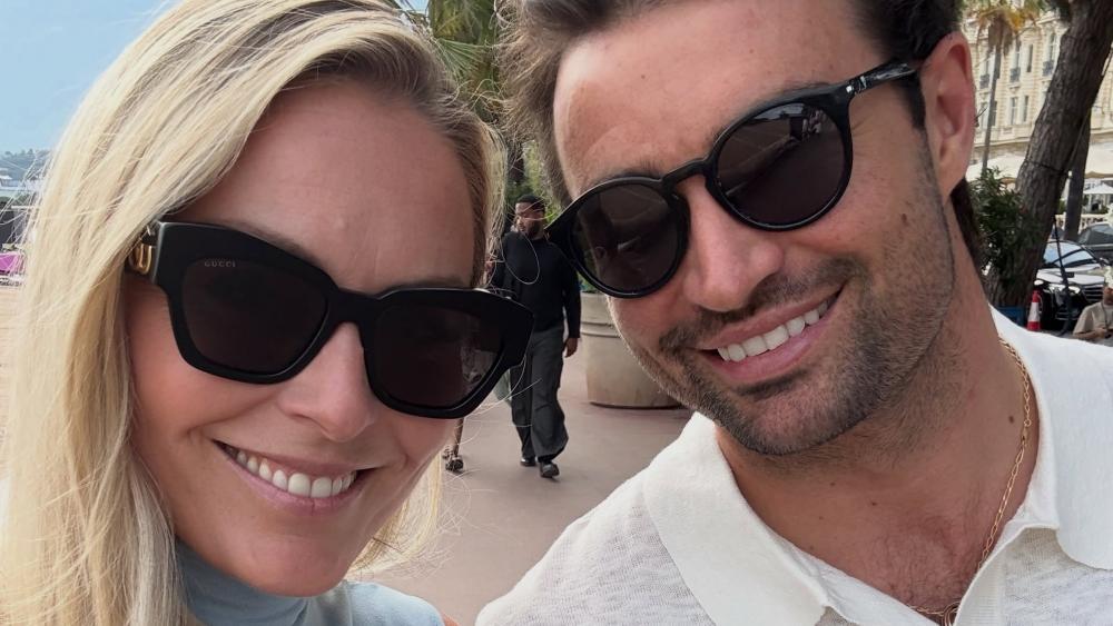 Lindsey Vonn und ihr Freund Matthieu Bailet. © Instagram