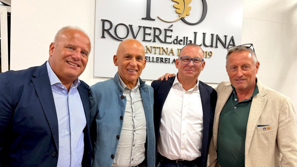 Mauro Bonvecchio, Tiziano Mellarini, Christian Haas und Markus Ortler. © Sportissimus