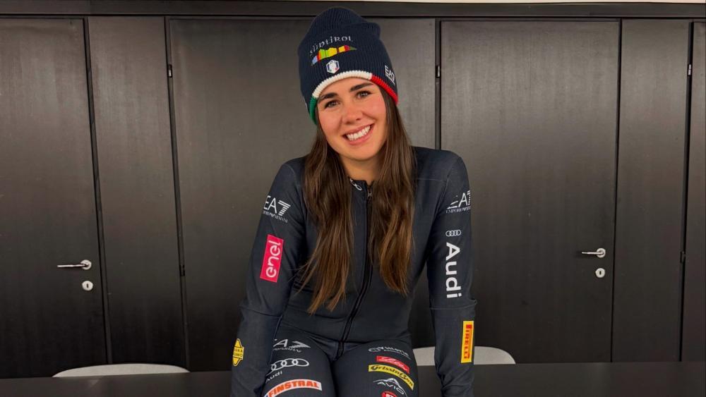 Nadia Delago im neuen Ski-Rennanzug. © Social Media