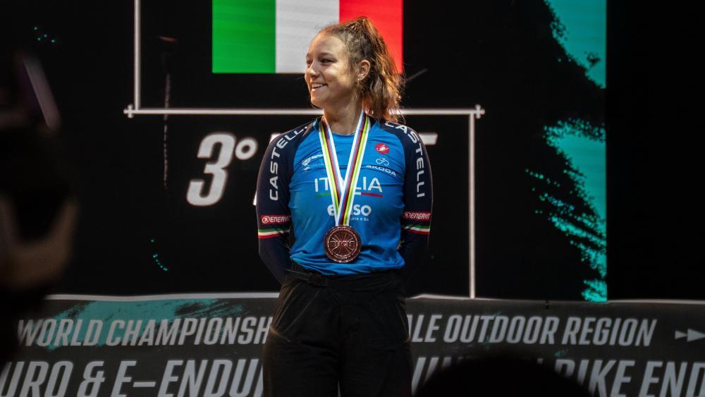 Nadine Ellecosta holte WM-Bronze. © Lorenzo Venturini