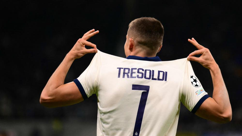 Nicolò Tresoldi zerlegte Inter im Alleingang. © APA/afp / MARCO BERTORELLO