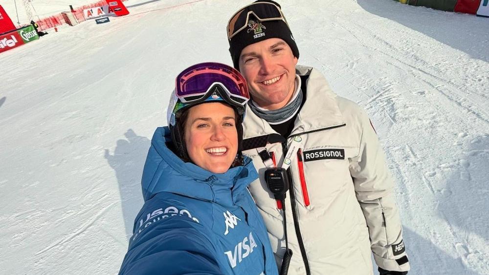 Paula Moltzan und ihr Ehemann sind sowohl auf der Piste als auch im Privatleben ein Team.
