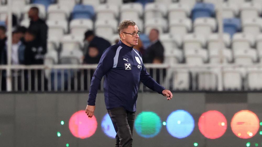Ralf Rangnick war empört. © ANSA / GEORGI LICOVSKI
