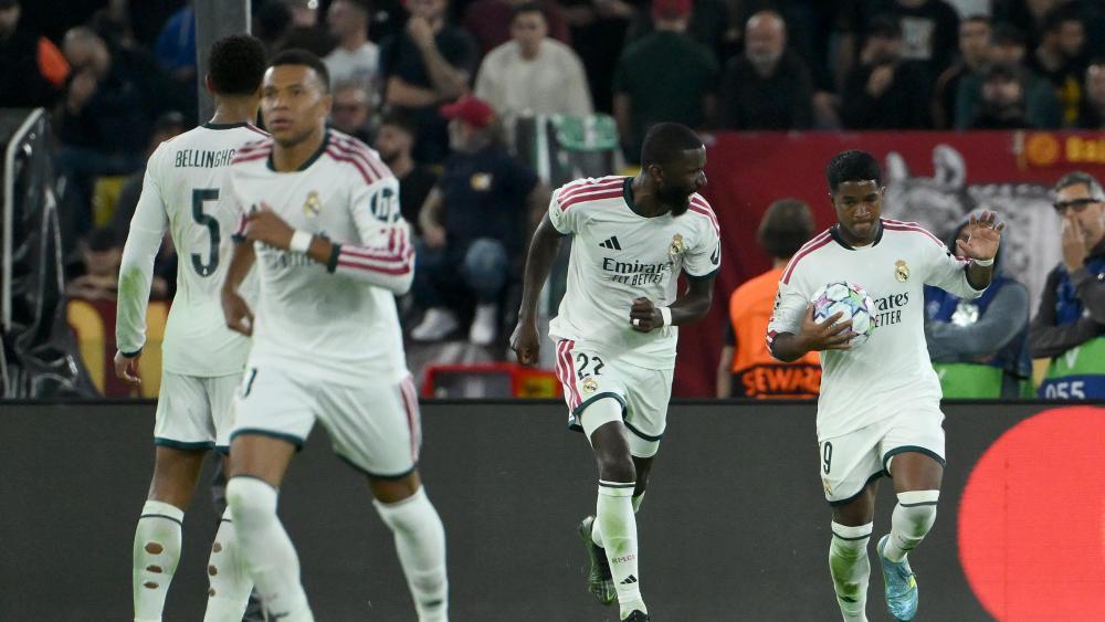 Real Madrid gelang in Rom ein unglaubliches Comeback. © ANSA / ETTORE FERRARI