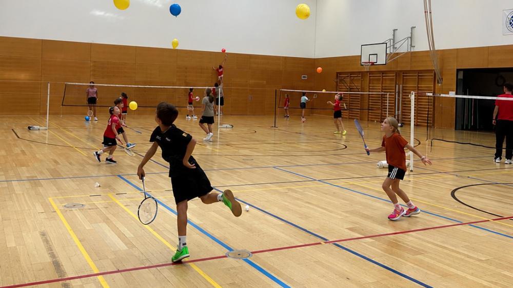 Rund 50 Badminton-Kinder der Kategorien U9, U11 und U13 erlebten einen intensiven und abwechslungsreichen Trainingstag.