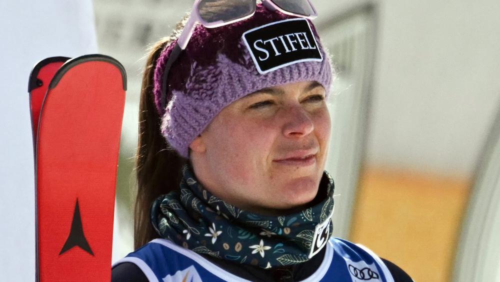 Ski-Heldin Breezy Johnson hat ausgeteilt. © AFP / ANDREAS SOLARO