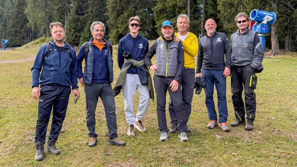 Unter anderem wurden die WM-Pisten von 2031 inspiziert. © Saslong Classic Club