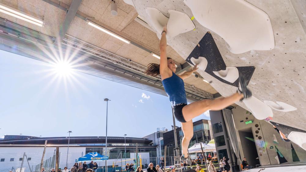 Vanessa Atz in Aktion. © Daniel Rogger