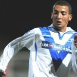 Omar El Kaddouri im Trikot von Brescia