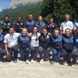 Die Nachwuchslangläufer beim Trainingslager in Moena