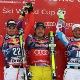 Dominik Paris, Kjetil Jansrud und Guillermo Fayed (alle Fotos: Pentaphoto)
Dominik Paris