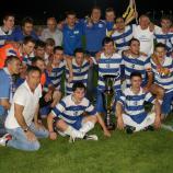 The new regional league champion 2012: St. Martin in Passeier "returnee" Hans Rudi Brugger and captain Artur Tschöll celebrate the title Raphael Ennemoser scored the "golden goal" Stefan Gasser finally won the cup this year