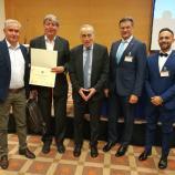 v.l.n.r.: Luciano Faustin, Klaus Schuster, Giancarlo Abete, Claudio Zago und Ottavio Spadavecchia. © Martin Taschler / LND