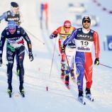 Simone Mocellini  (links) sprintete am Freitag auf das Weltcup-Podest. © ANSA / Terje Pedersen