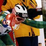 Morena Gallizio bei der Ski-WM 1997. © Robert Perathoner