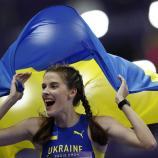 Yaroslava Mahuchikh konnte ihr Glück kaum fassen. © ANSA / YOAN VALAT