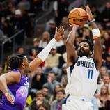 Kyrie Irving strahlte gegen Utah. © APA / ALEX GOODLETT