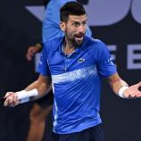 Novak Djokovic wirkte ratlos. © APA/afp / WILLIAM WEST