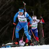 Dorothea Wierer se bat pour sa médaille de championne du monde. © APA/afp / FRANCK FIFE