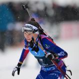 Jeanne Richard nimmt eine WM-Medaille ins Visier. © APA/afp / OLIVIER CHASSIGNOLE