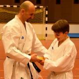 Father and son: a picture from earlier days.