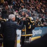 Ivan Althuber (hier mit Präsident Erich Falkensteiner) beendet seine Karriere. © Fabian Leitner