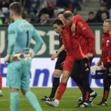 Jamal Musiala konnte nicht zu Ende spielen. © ANSA / RONALD WITTEK