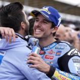 Alex Marquez gewann den Sprint in Silverstone. © ANSA / TIM KEETON