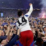 Bei den Feierlichkeiten des Hamburger SV verletzten sich einige Fans schwer. © ANSA / CHRISTOPHER NEUNDORF