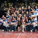 Conegliano gewann die Champions League. © imoco volley