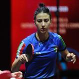 Giorgia Piccolin (right) and her mixed doubles partner Niagol Stoyanov (left) were defeated. © FITeT