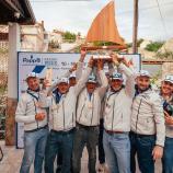 Knapp aber doch, holte sich das Team Hell Commerce von  Skipper Daniel Raffeiner (2.v.l.),  die Trophäe der FSW 2025